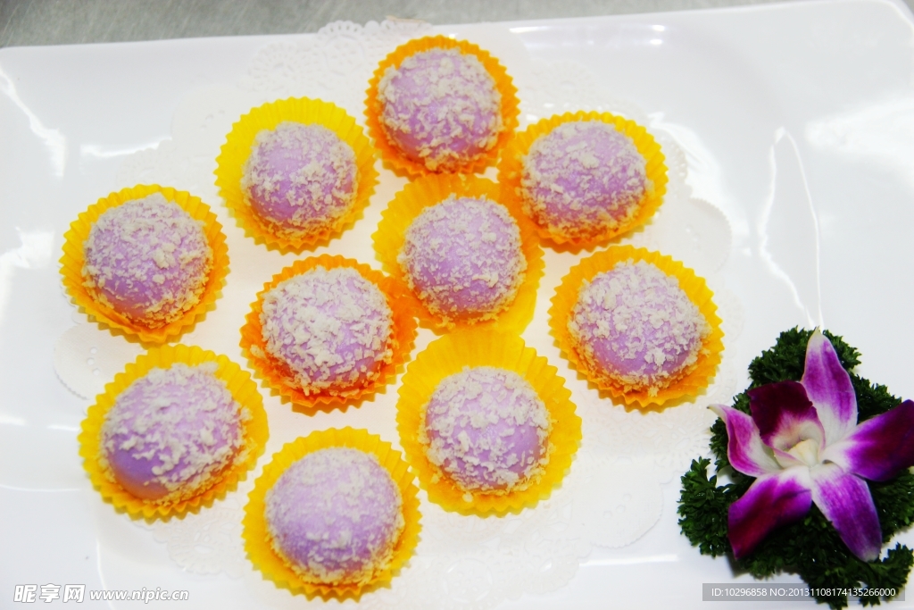 點心 香芋球