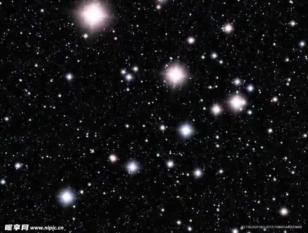 天空星光視頻素材