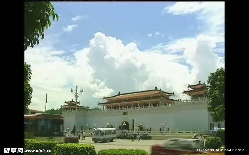 建筑背景視頻素材