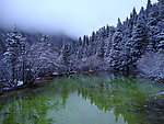 九寨沟雪景风光