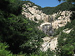 中国瀑布 石头 背景