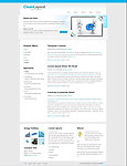 蓝色企业网页模板