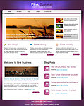 紫色商务网页模板