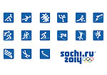 索契冬奥会体育图标