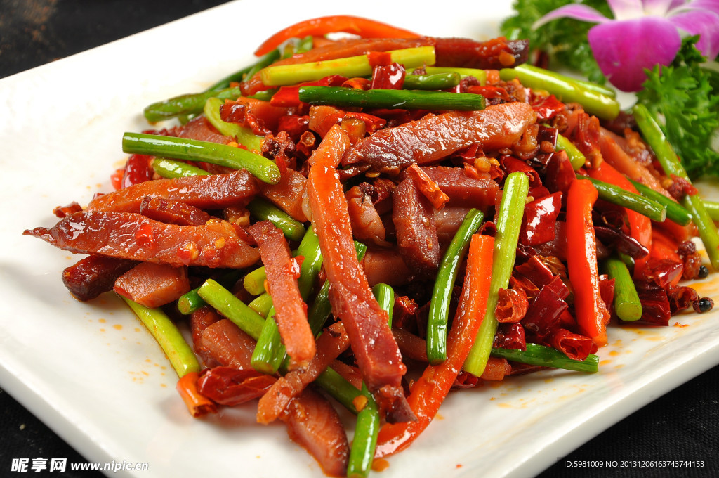 干煸臘肉