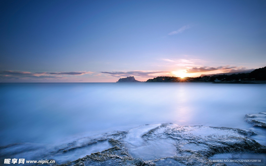 唯美湖景