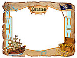 海盗主题相框