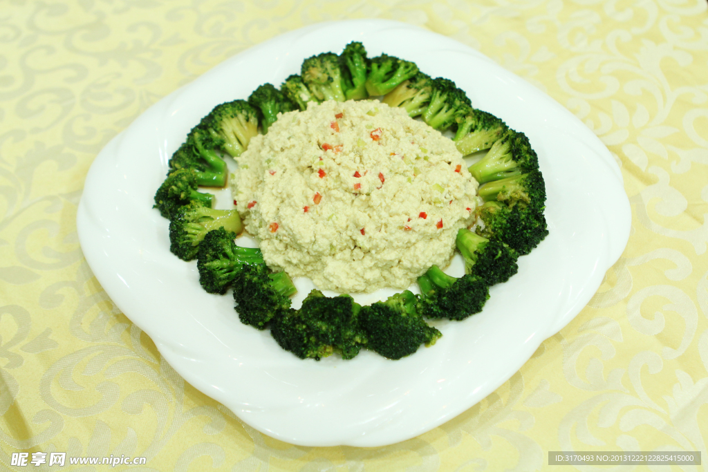 西蘭花豆腐
