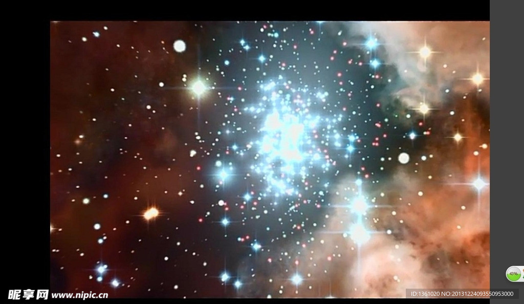 宇宙星空視頻素材