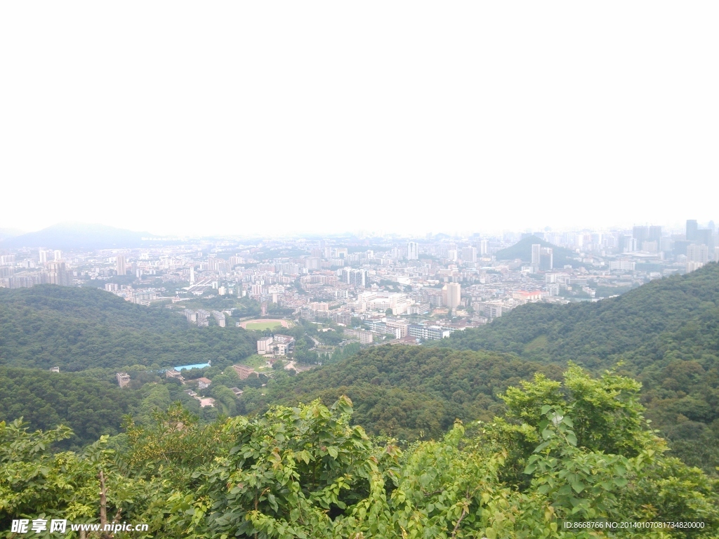 白云山 山頂 風景