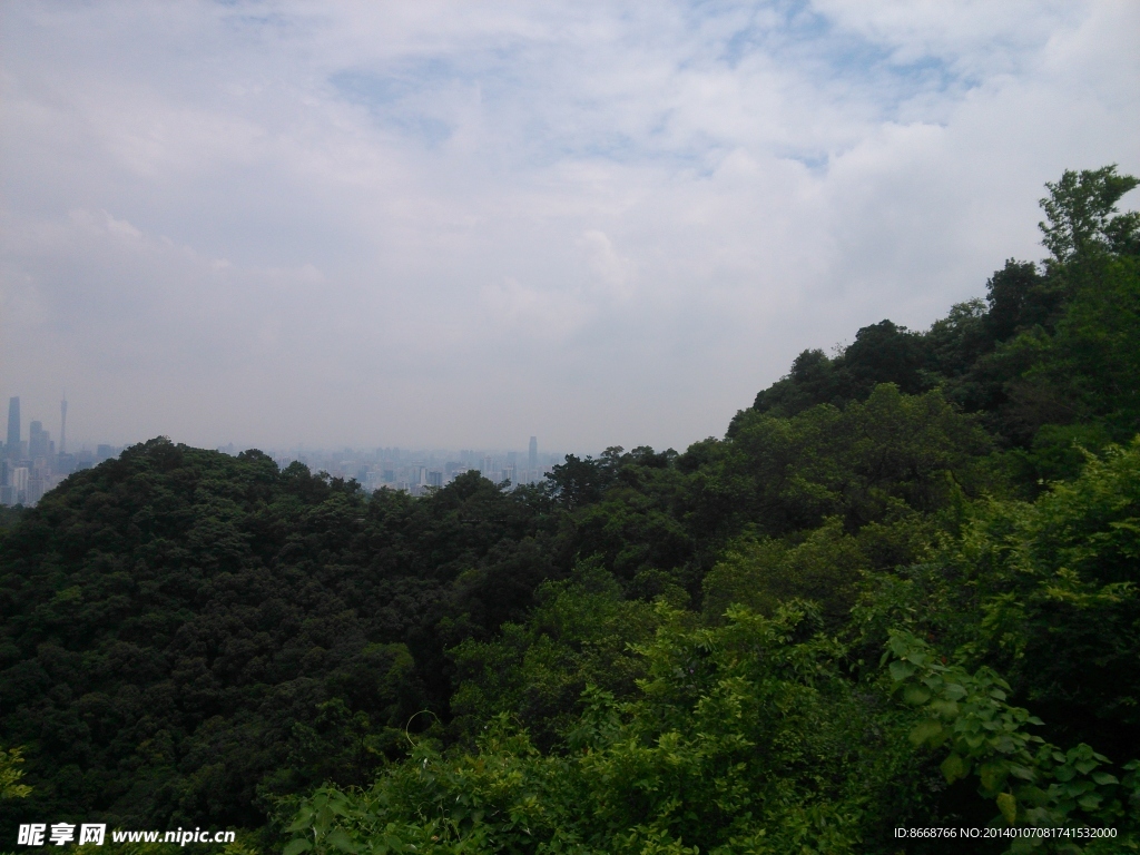 白云山 山頂 風景