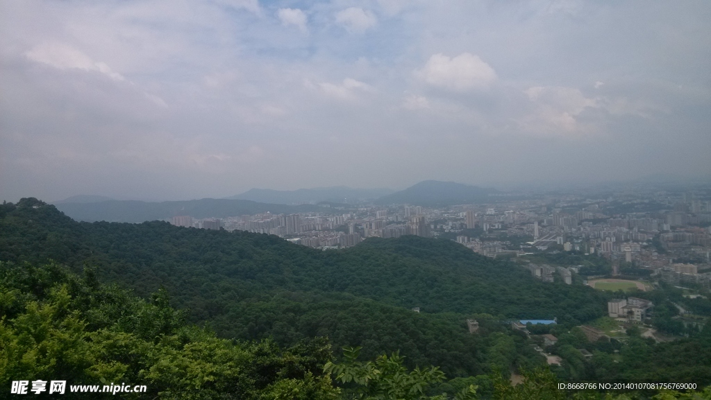 白云山 山頂 風景