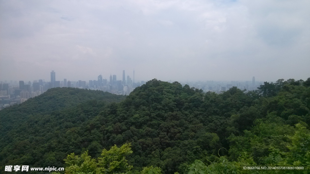 白云山 山頂 風景