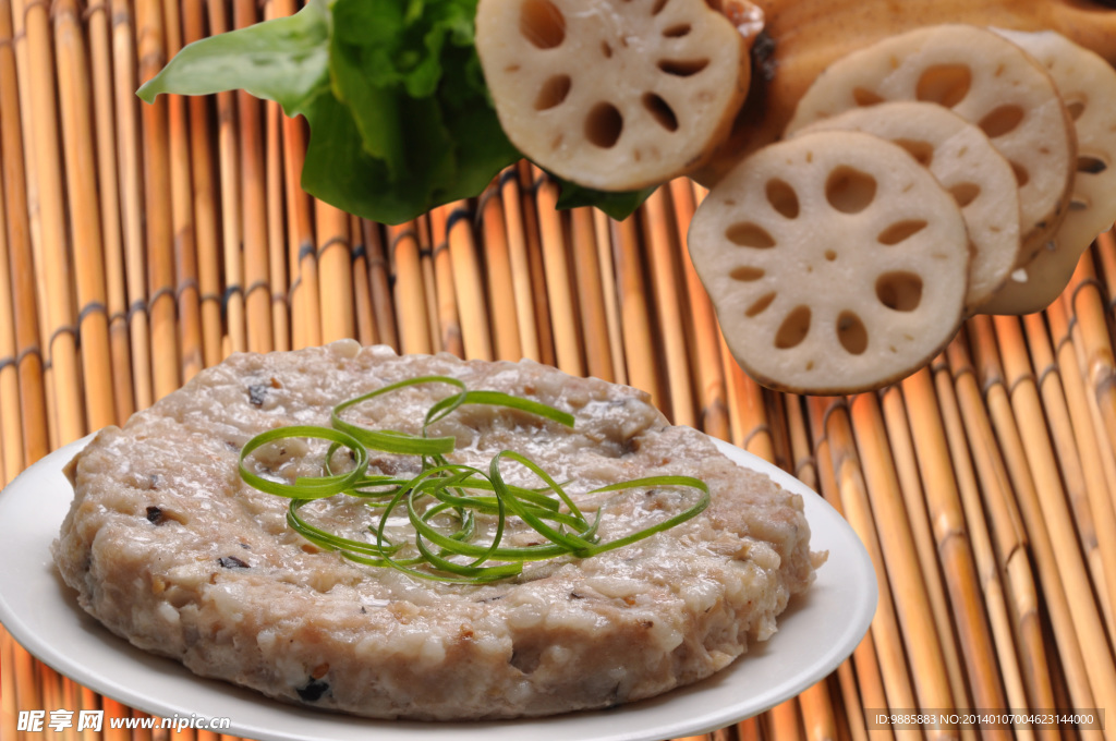 蓮藕肉片飯