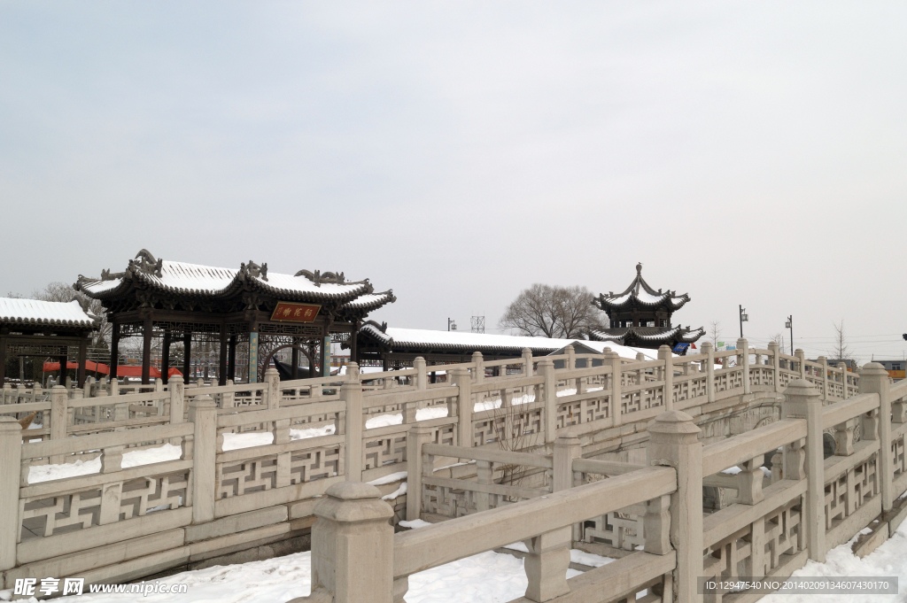 山西晉祠石橋