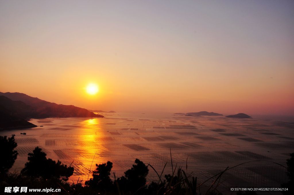 夕陽剪影