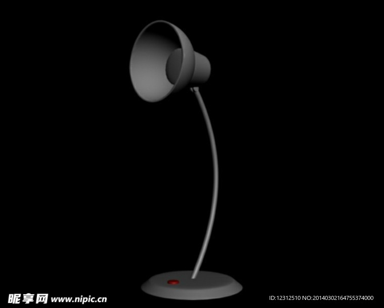 3D模型 台灯