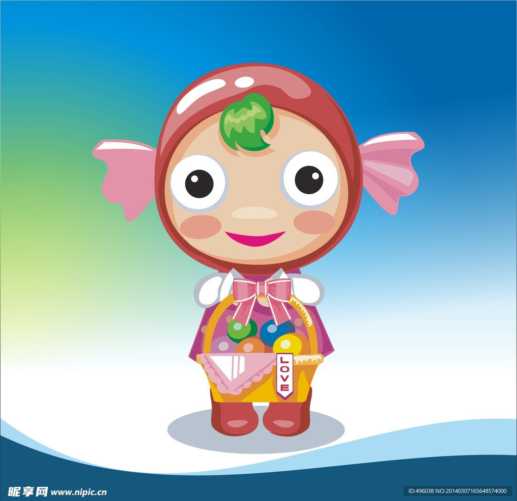 卡通女孩