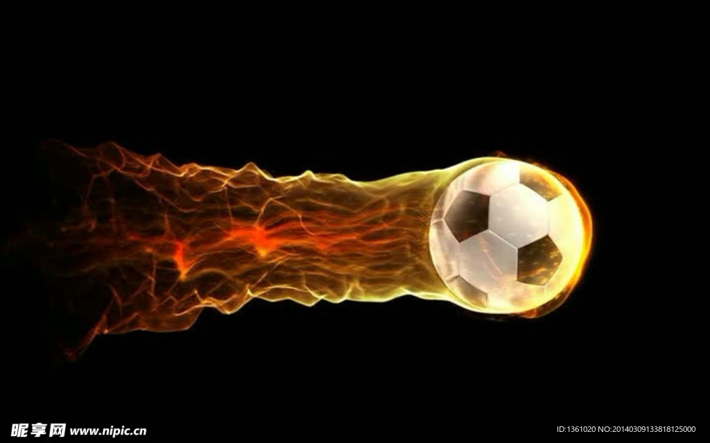 火焰足球视频素材