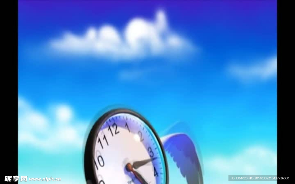 展翅飛翔鐘表視頻