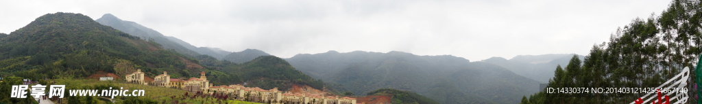 十里藍(lán)山建筑樓群