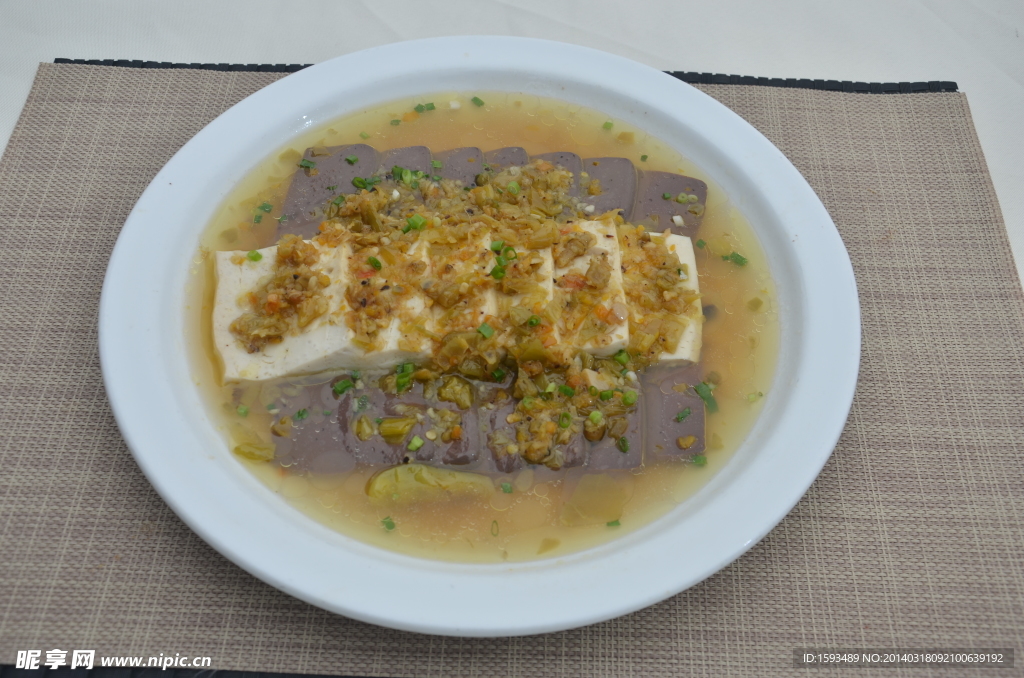 醬椒鴨血豆腐
