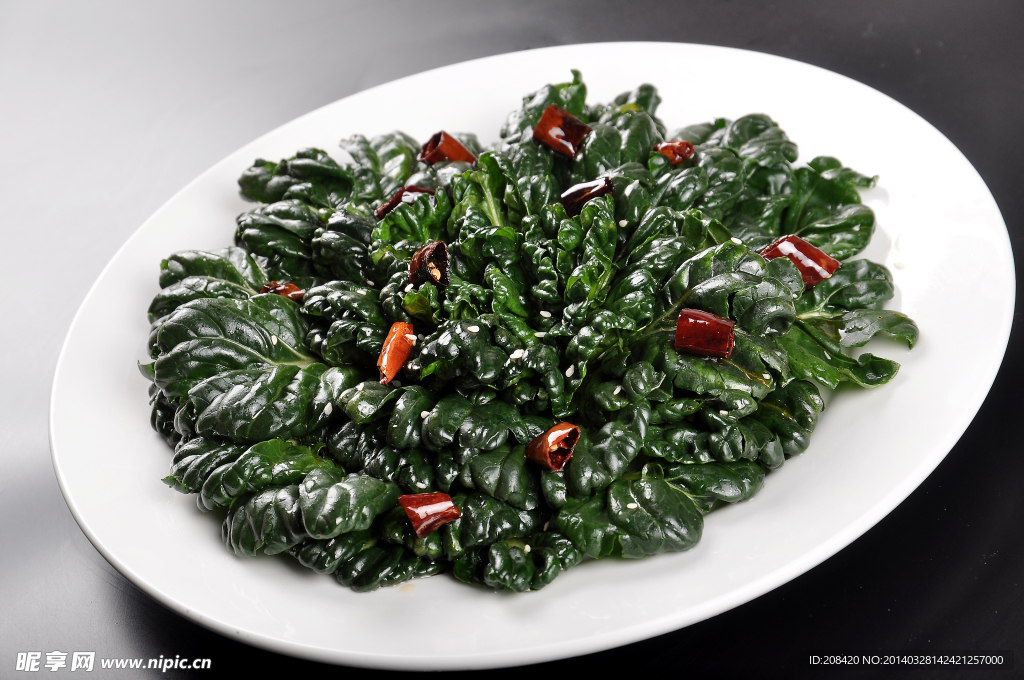 熗拌油菜苗