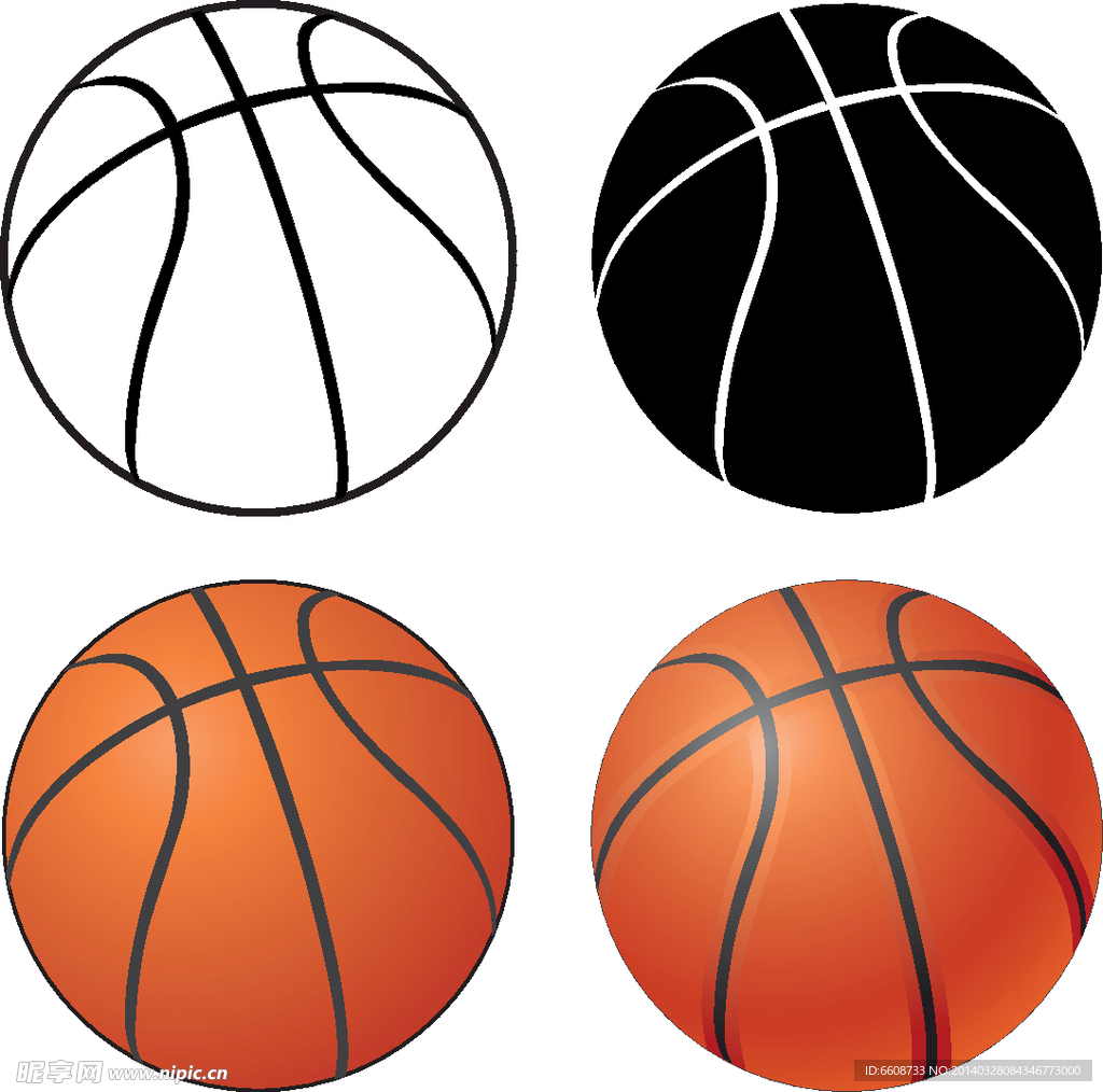 体育球图标篮球标志
