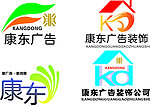 康东广告标识logo