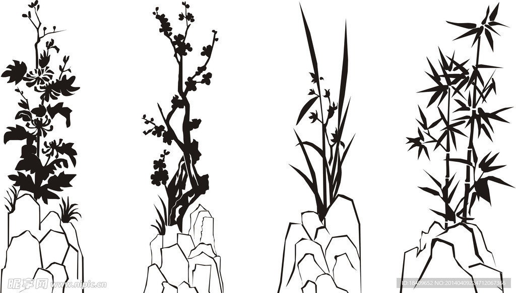 梅蘭竹菊