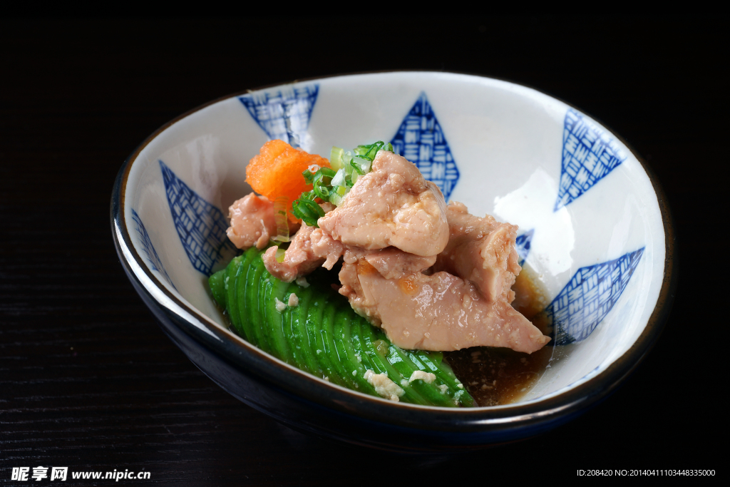 開(kāi)胃菜醋拌安康魚(yú)肝