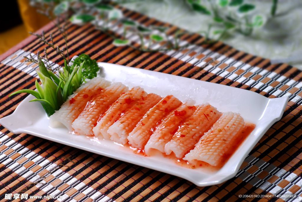 辣醬魷魚卷