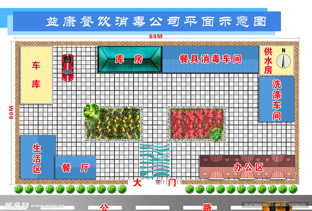 平面示意圖