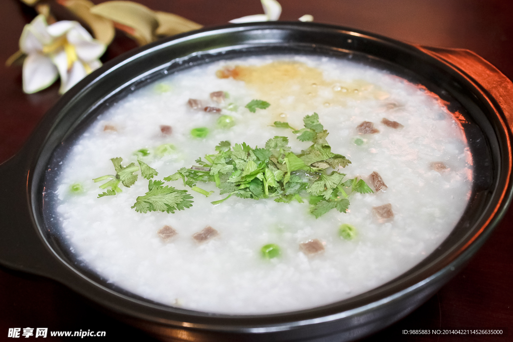 豌豆牛肉粥