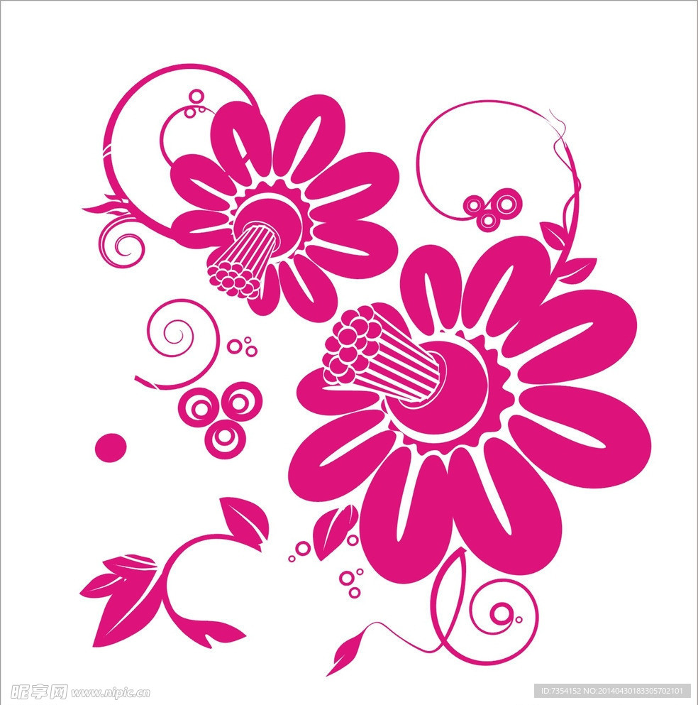 矢量花
