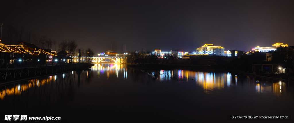 青州南阳河夜景
