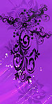 紫底花纹
