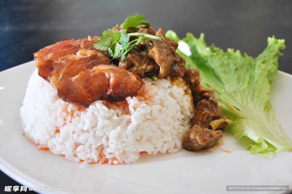 叉燒牛肉飯