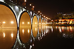 曲江夜色 桥