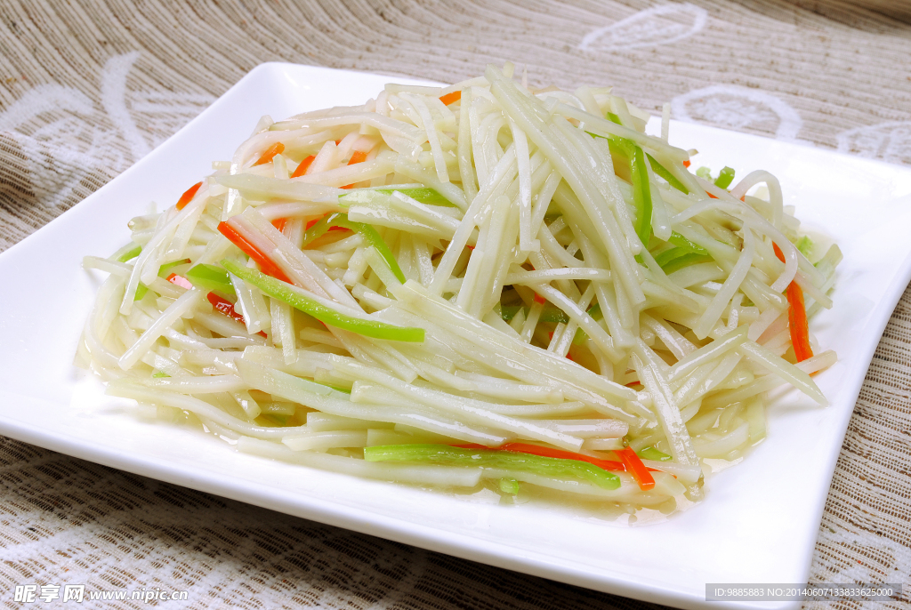 青椒土豆絲