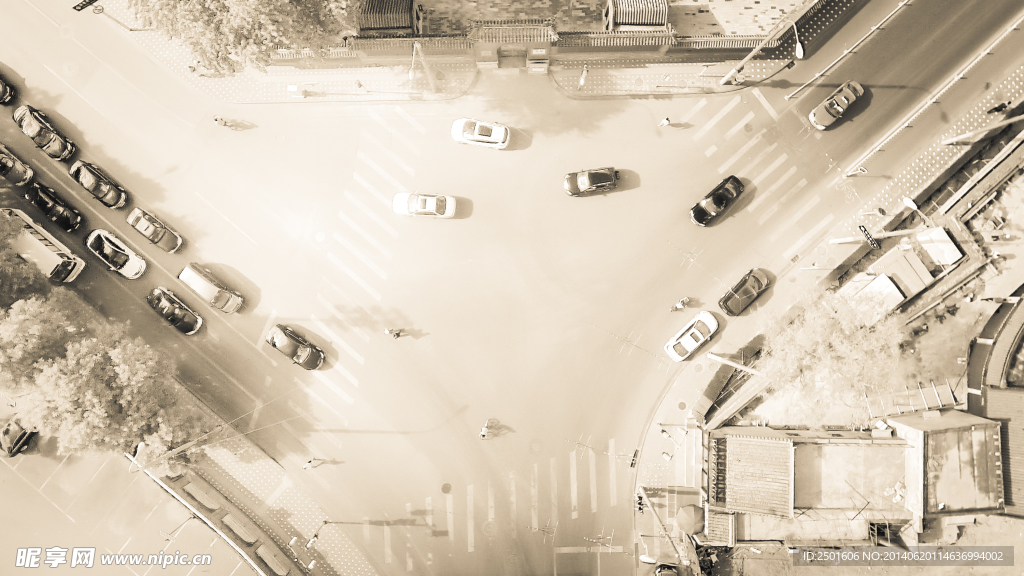 俯瞰北京街道
