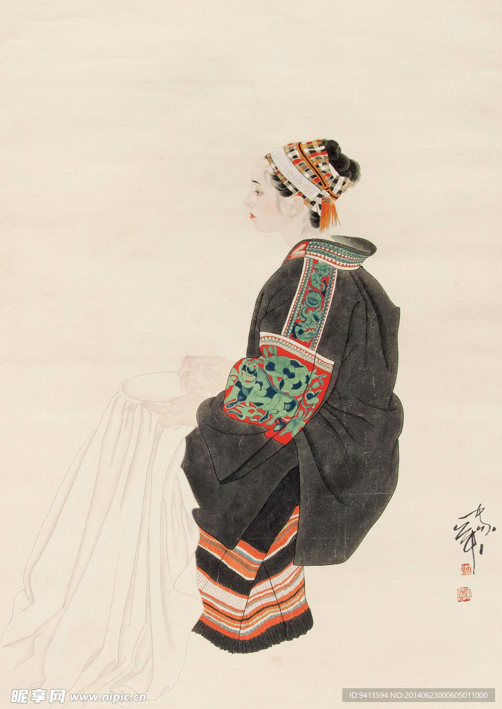 苗族少女