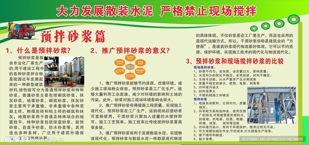預(yù)拌砂漿   節(jié)能減排