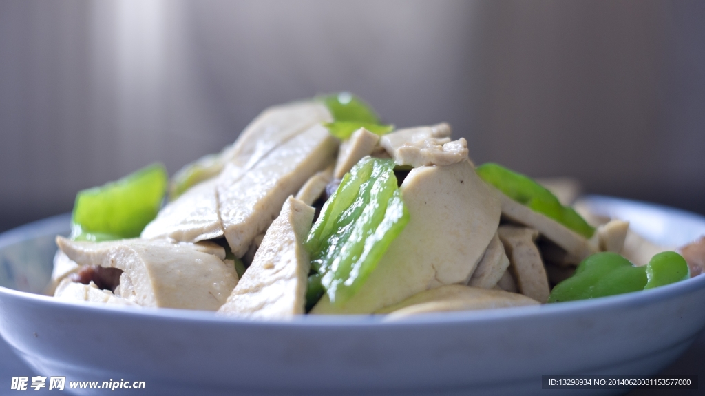 青椒豆腐片