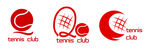 网球俱乐部标识