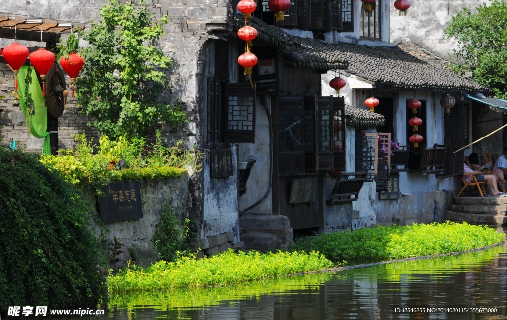 江南水鄉(xiāng) 古鎮(zhèn) 燈籠 