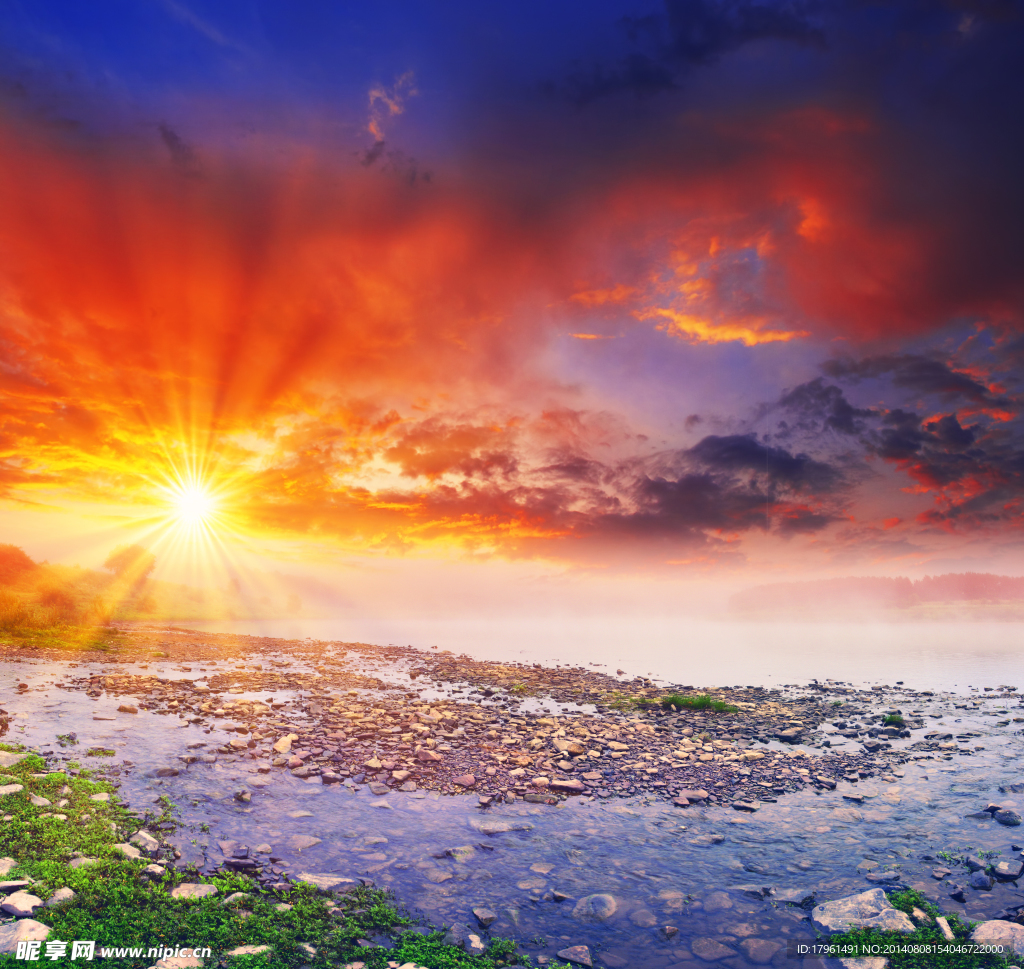 唯美夕陽