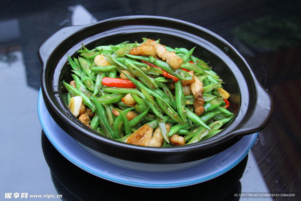沙煲豆角絲