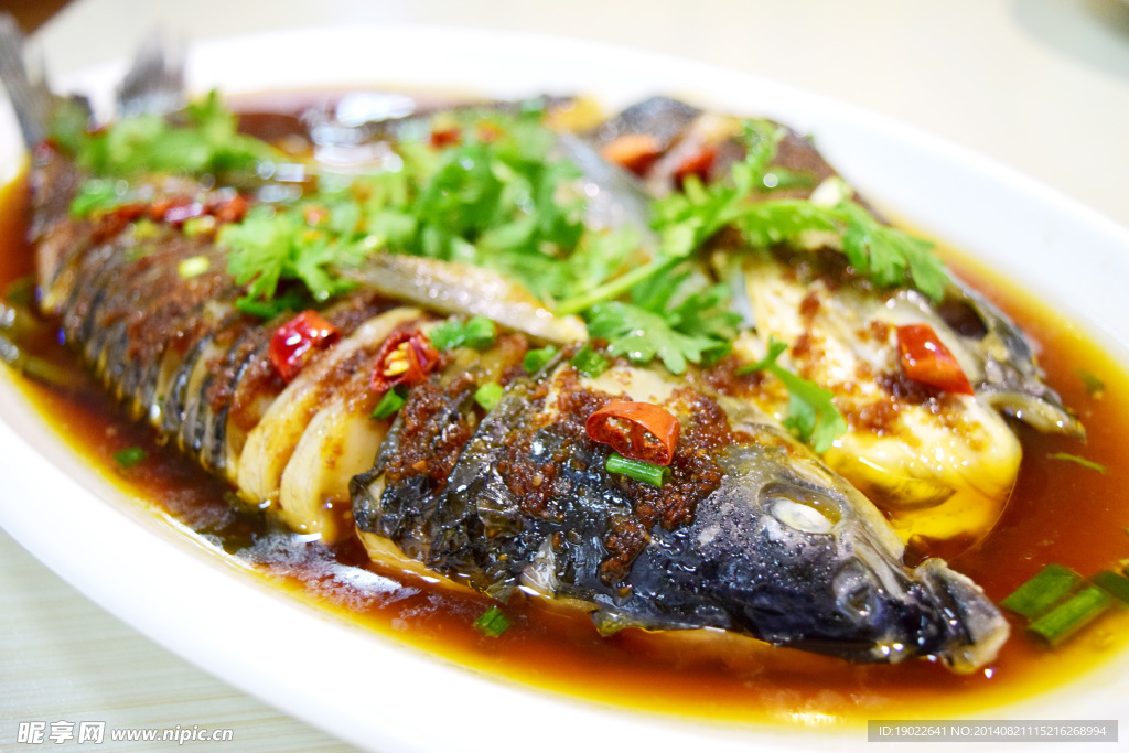 蒜汁魚 魚
