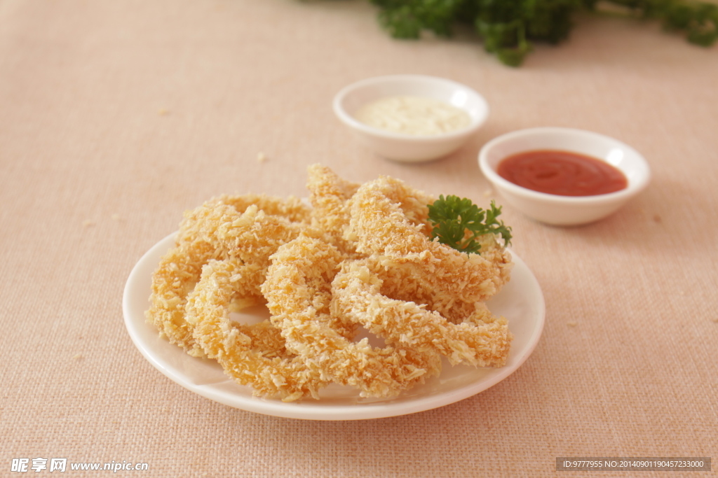 香酥墨魚圈